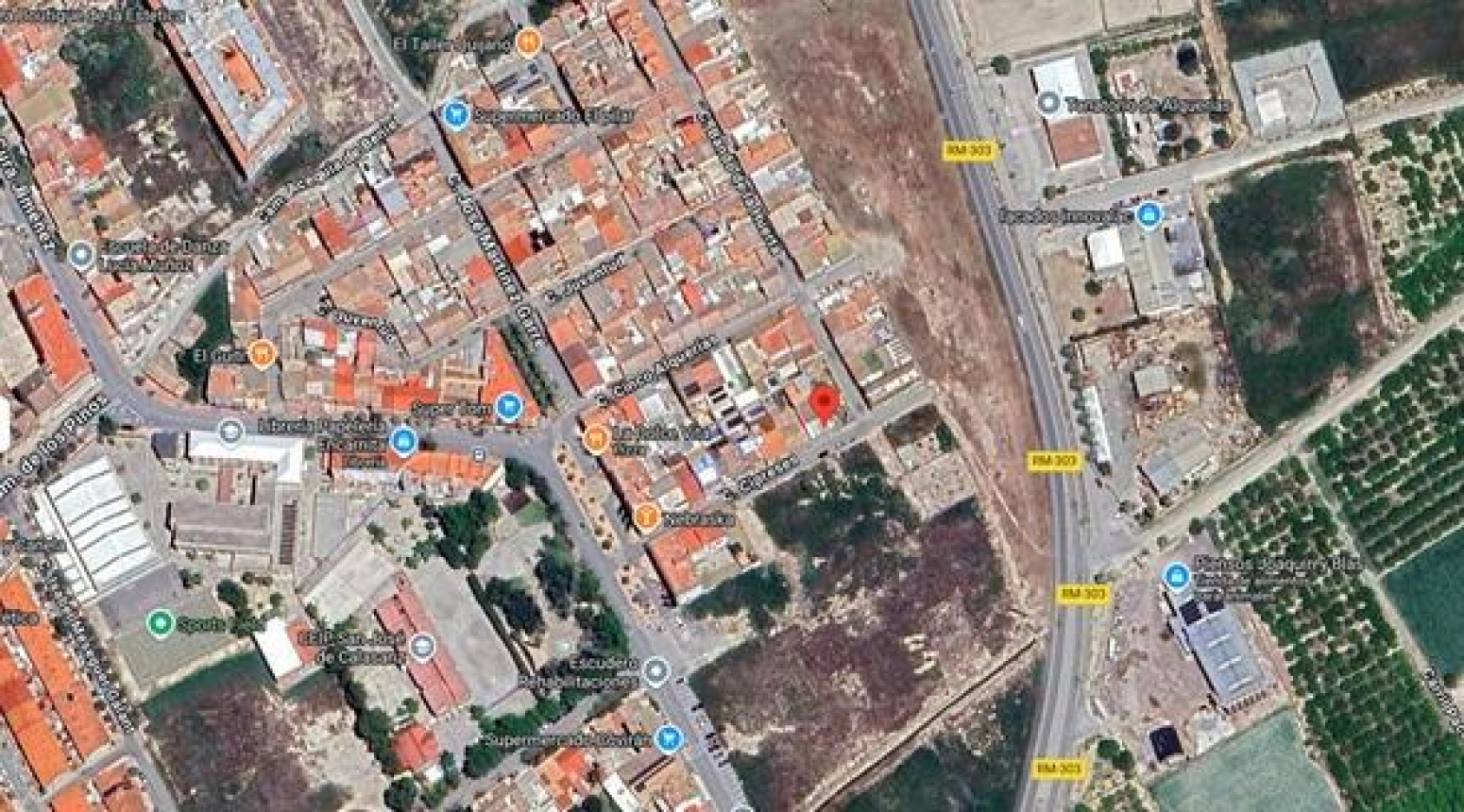 255 m2 DE SOLAR URBANO EN ALQUERIAS. HACIENDO ESQUINA, ORIENTACION SUR Y ESTE.