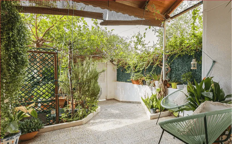 Patio de vivienda