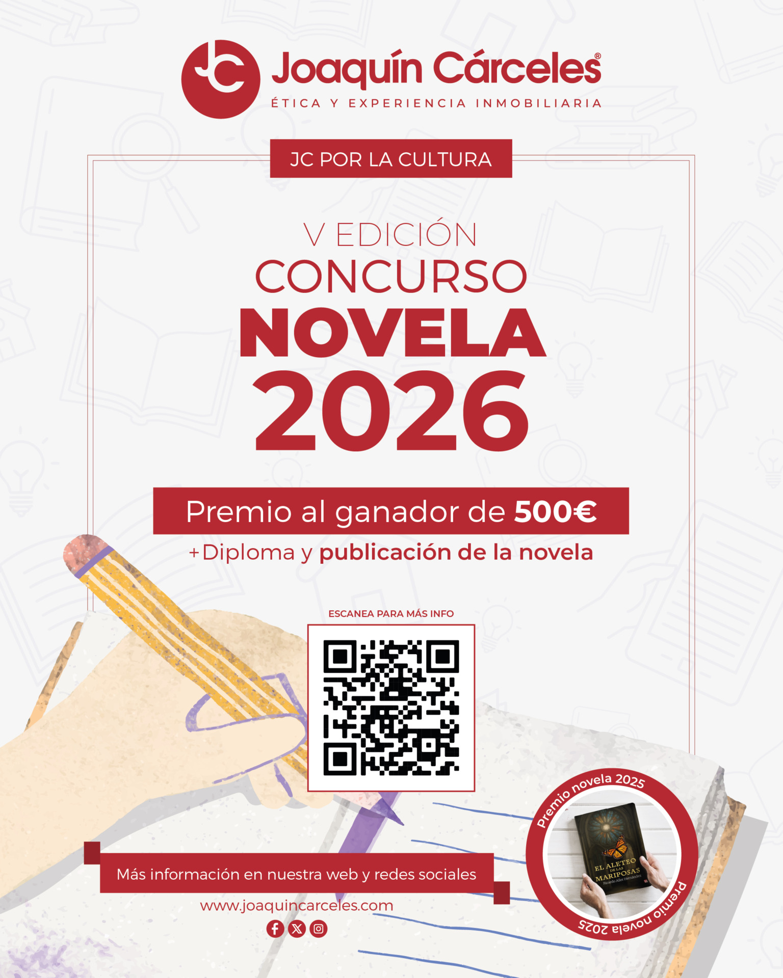 concurso novela jc por la cultura 2026